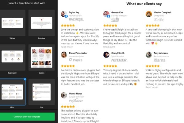 Testimonial Carousel
