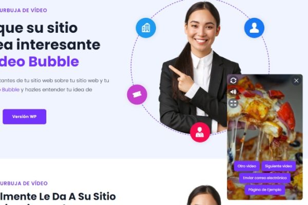 Video en burbuja flotante